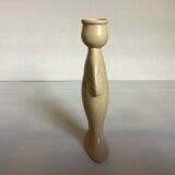 Soapstone fish candle holder