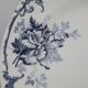 6 Flat plates Terre de Fer Boulenger - co. Choisy Le Roi - Floral motifs