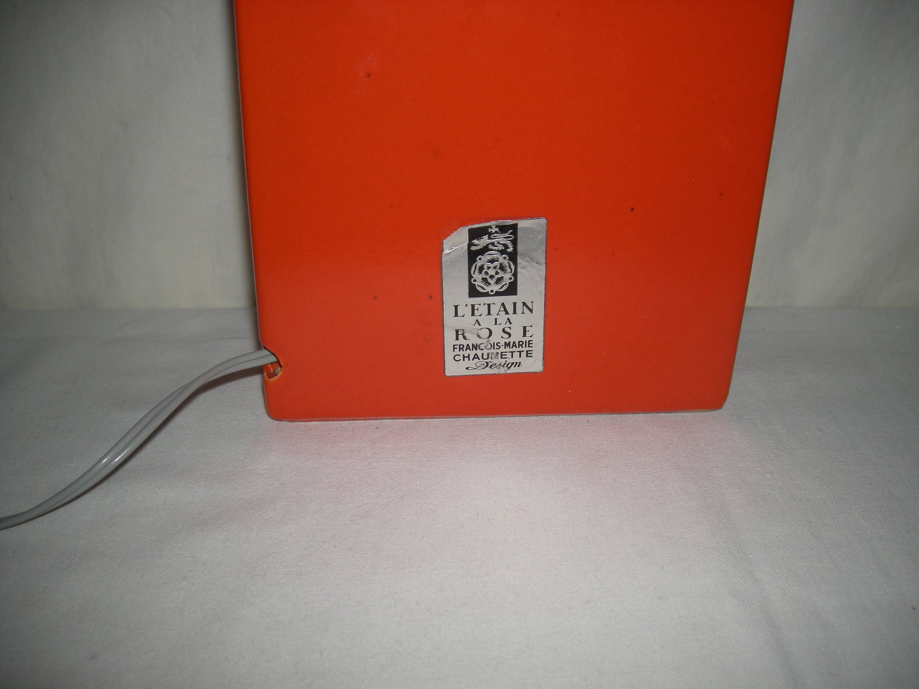 François-Marie Chaumette lamp from the 60s - 70s