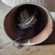 Teak and rope suspension 1960 Temde