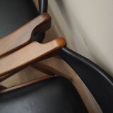 Ensemble de six chaises en teck, design danois, années 1970, fabrication : Farstrup Møbler