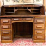 Bureau américain à rideau, vers 1940