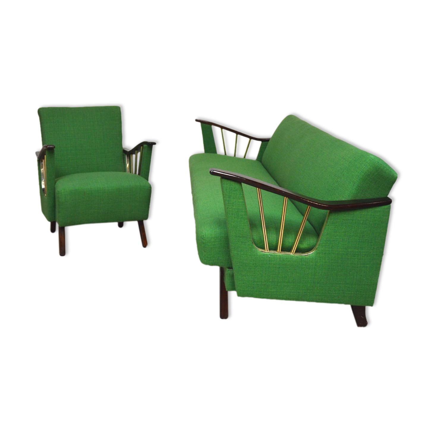 Living room sofa and armchair, 1950