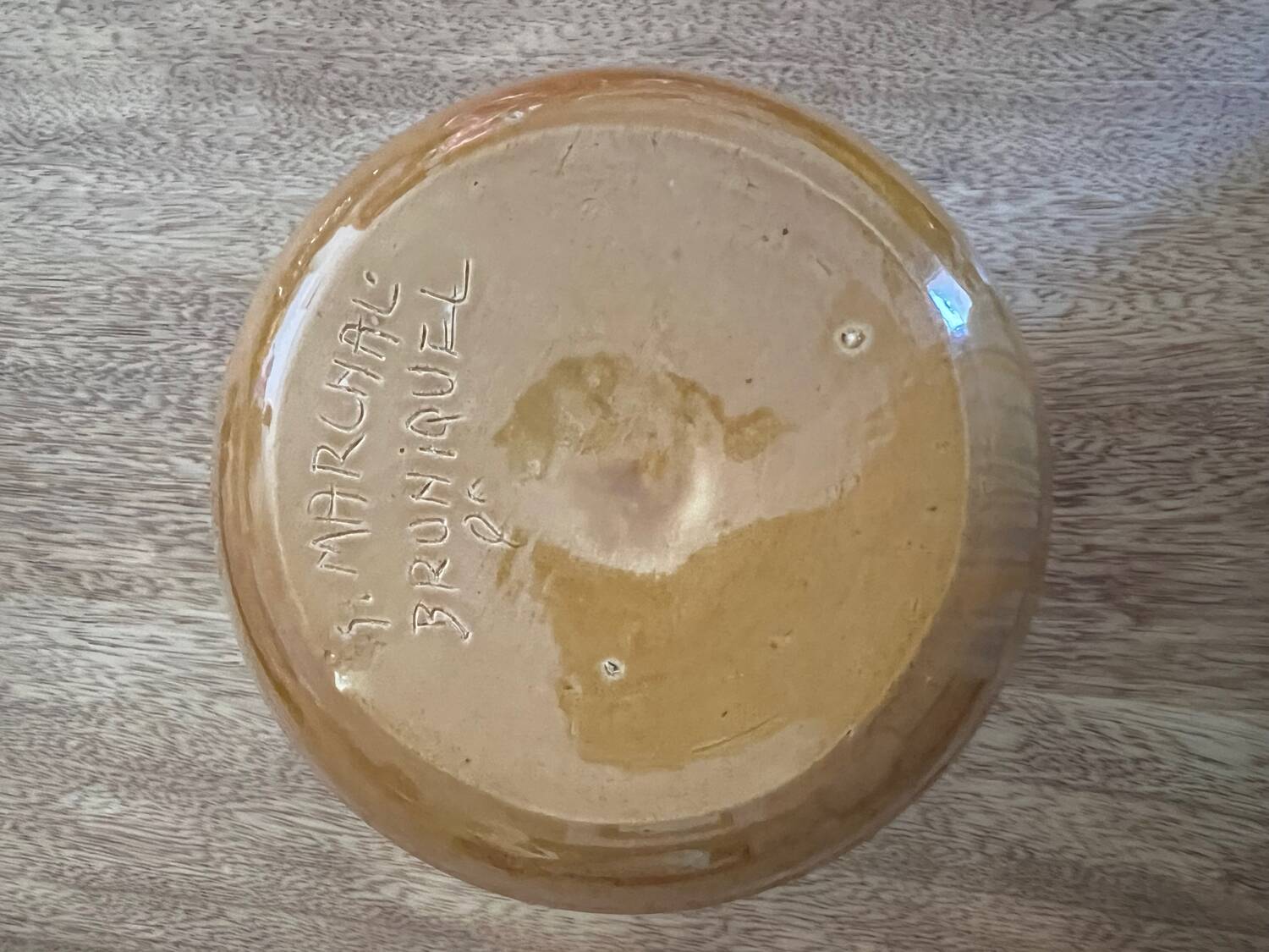 Vintage signed candle holder