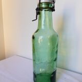 Ideal glass milk bottle with porcelain cap 210693