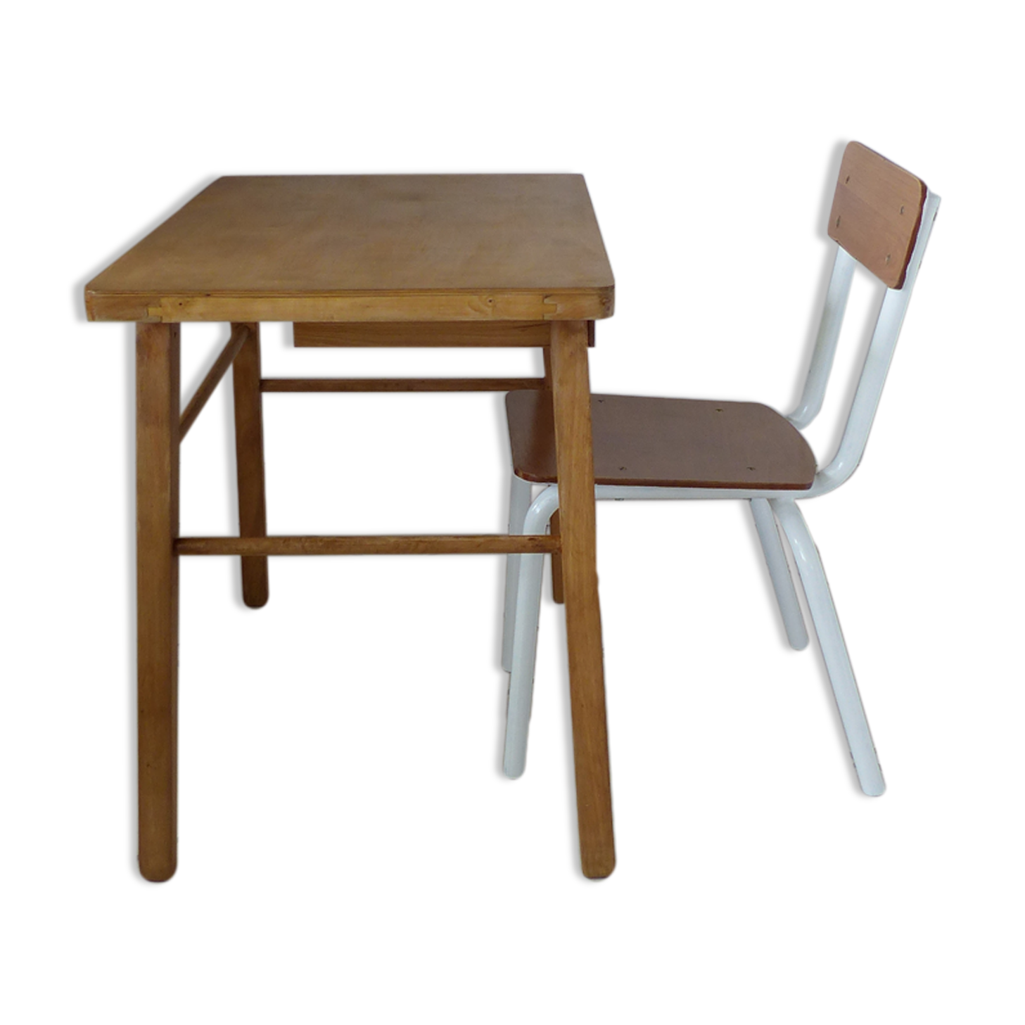 Desk and chair