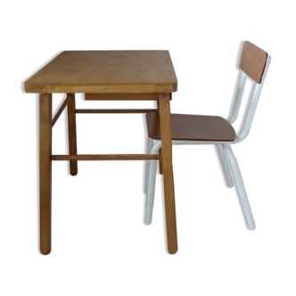 Desk and chair