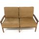 Scandinavian sofa 2 places "Capella", Illum Wikkelso, Denmark, 1960