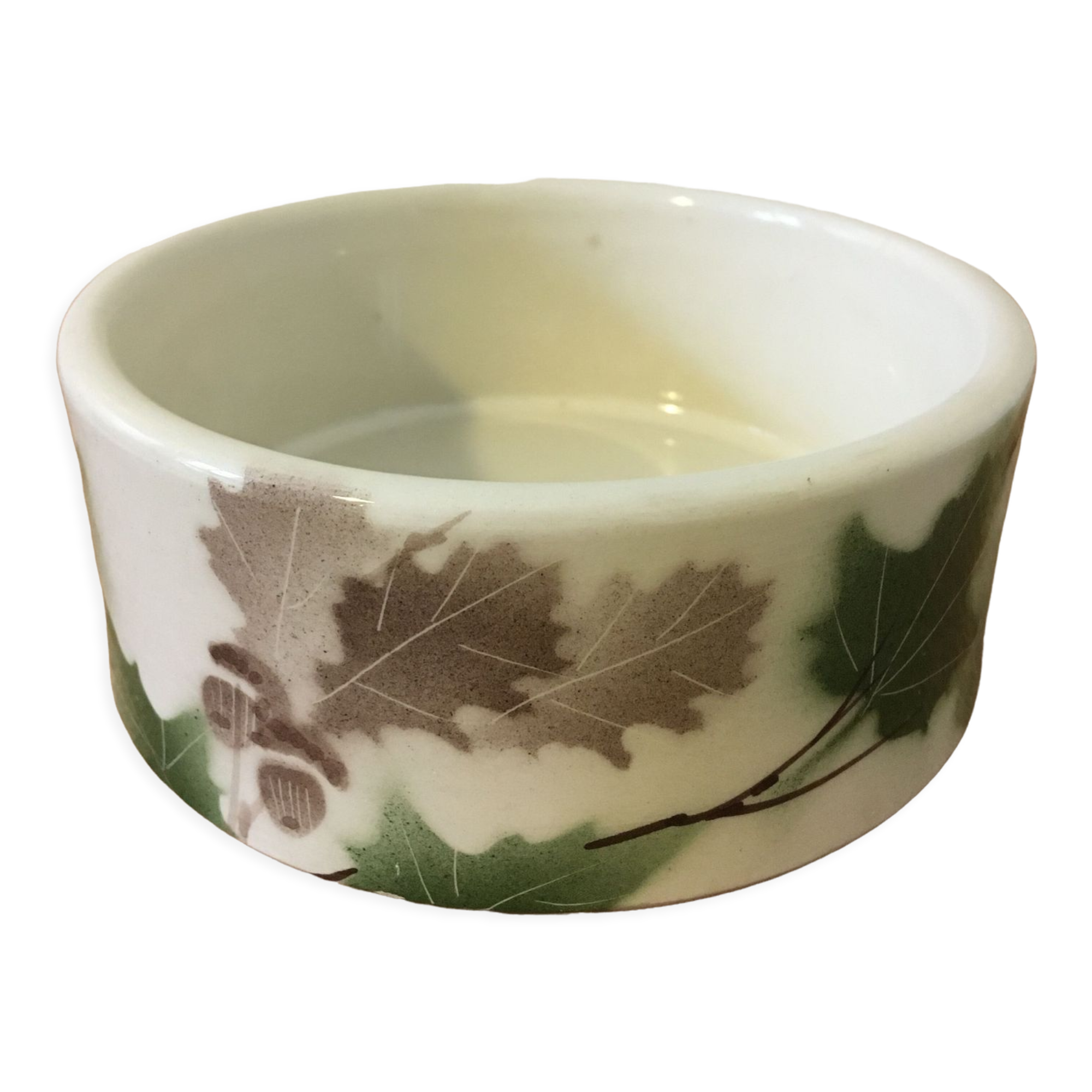 Vintage hazelnut pattern pocket tray