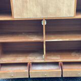Scandinavian glass sideboard from the 60s