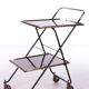 Vintage french serving trolley or drink cart, 1960