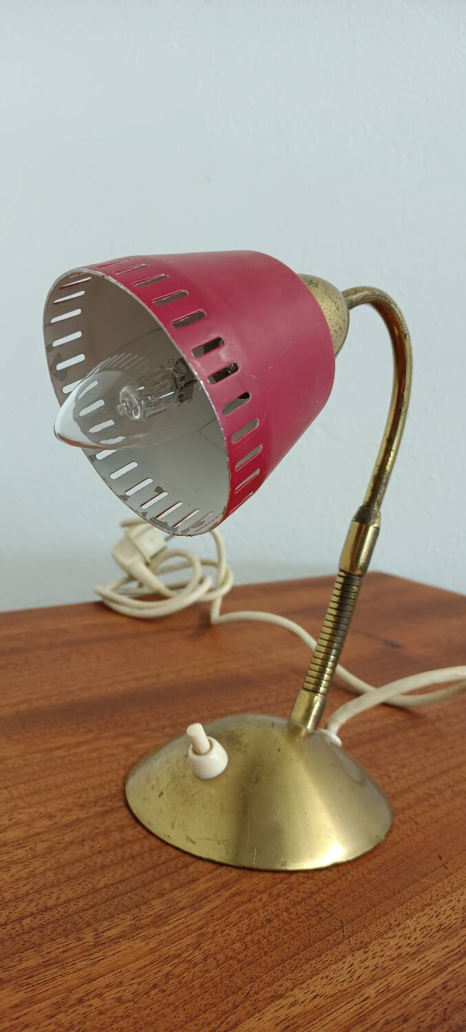 1950s brass lamp