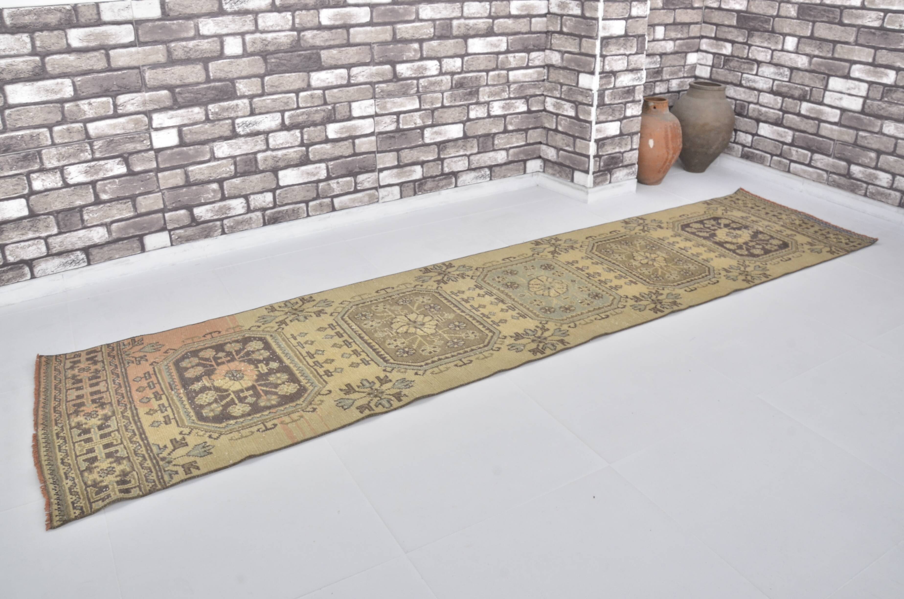 Anatolian Decorative Oushak Runner Rug