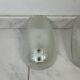 Set of two vintage Italian glass wall lamps