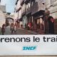 Old poster SNCF Bretagne Morlaix 1973