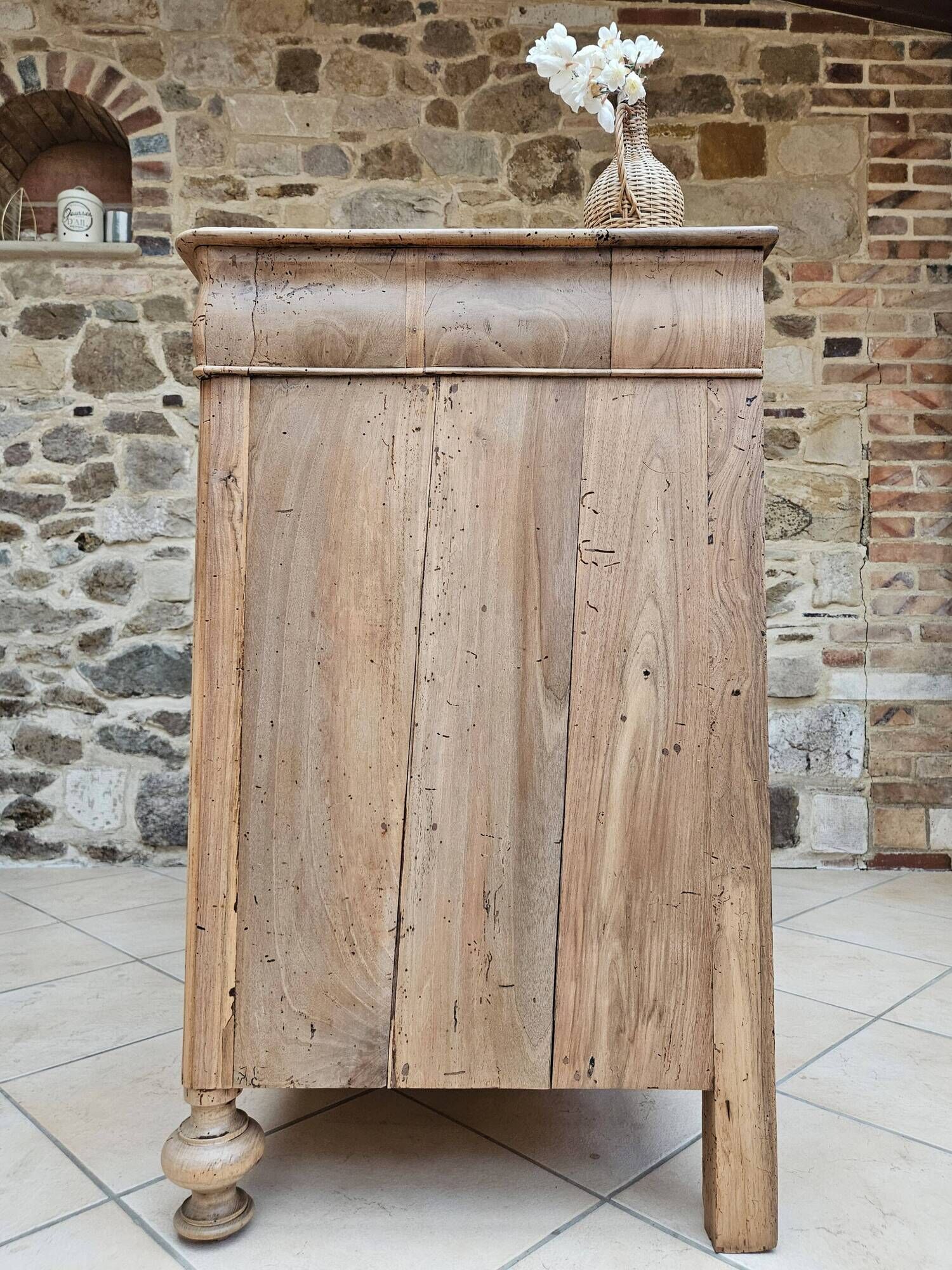 Antique walnut chest of drawers