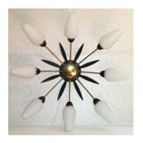1950s Sputnik, Space-Age Style Stilnovo Spider Ceiling Lamp