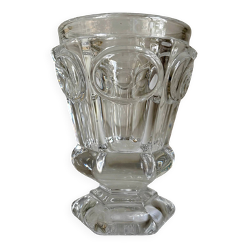 Hexagonal Baccarat crystal vase for violets