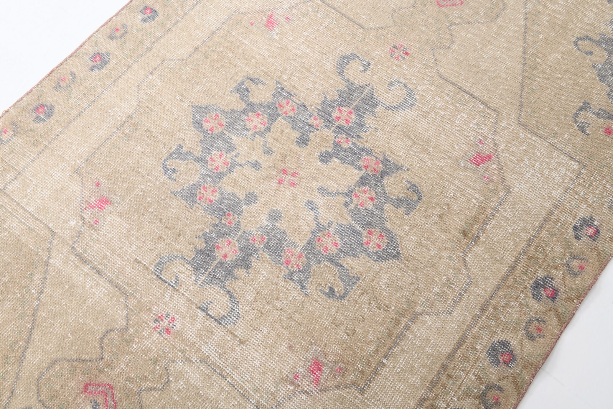 4x7 faded brown turkish rug