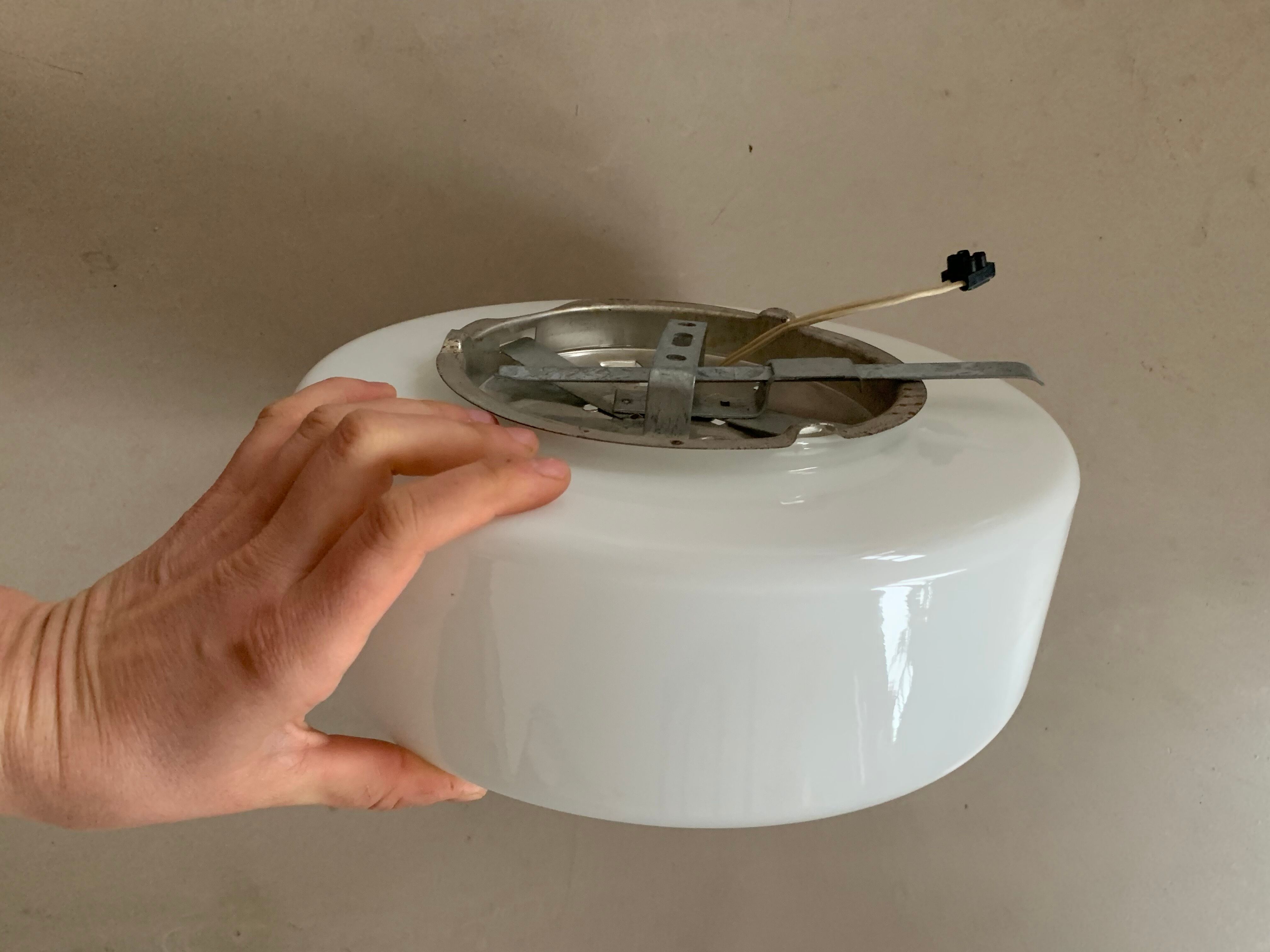 Applique opaline vintage D28cm