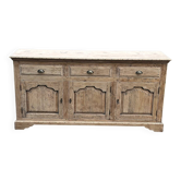 Raw wood sideboard