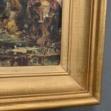 Painting “The Market” by Laurens – Early 20th century