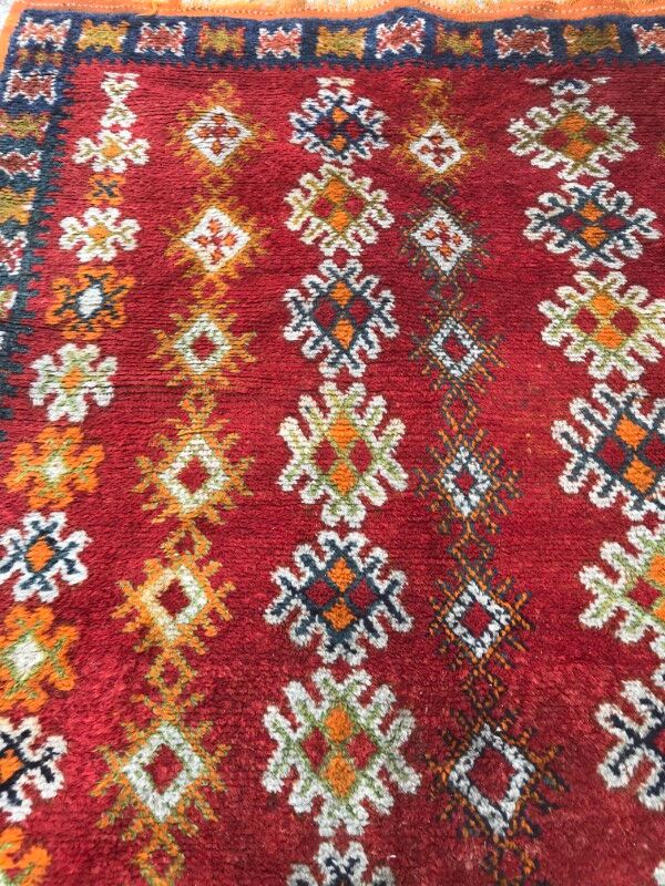 Berber tribal moroccan former carpet 150 x 300 cm
