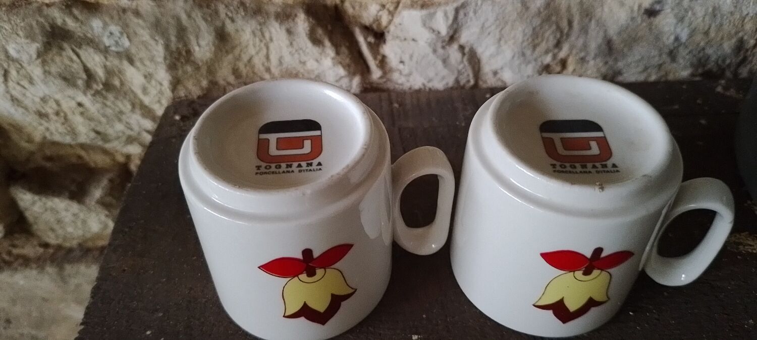 Tognana porcelain cups