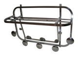 Art Deco wall-mounted coat rack from the 1930s