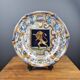 Large plate St Clément old wall decoration lion decor
