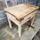Old butcher's bill in solid beech