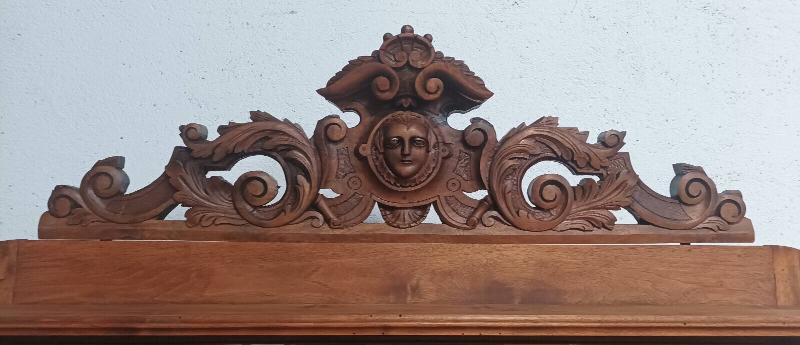 19th-century walnut Saint Hubert buffet