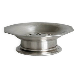 Coquillor silver-plated butter dish