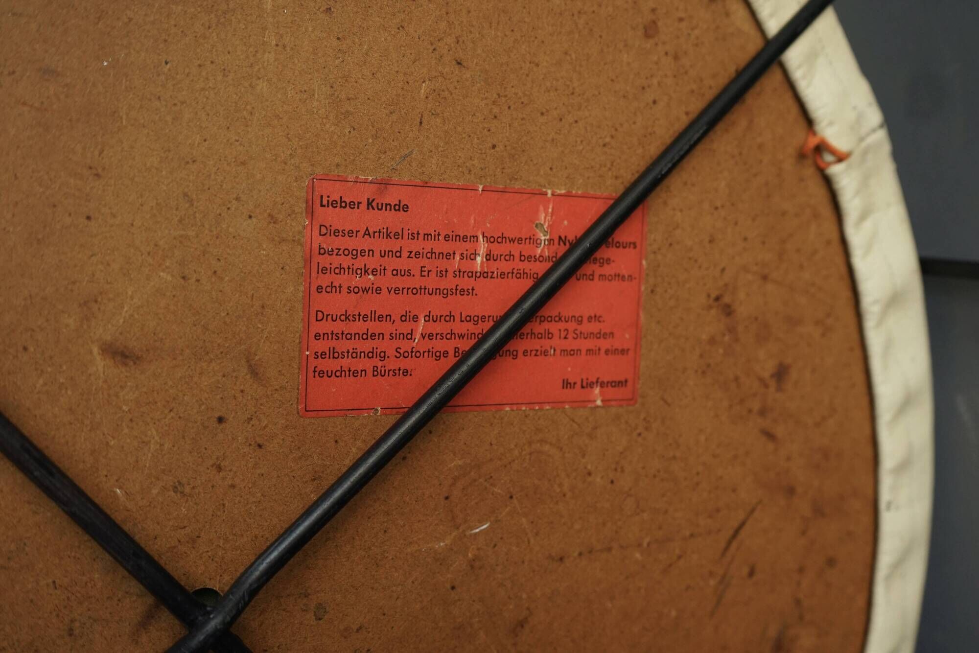 Mid-century Panton style String stools. 1960s
