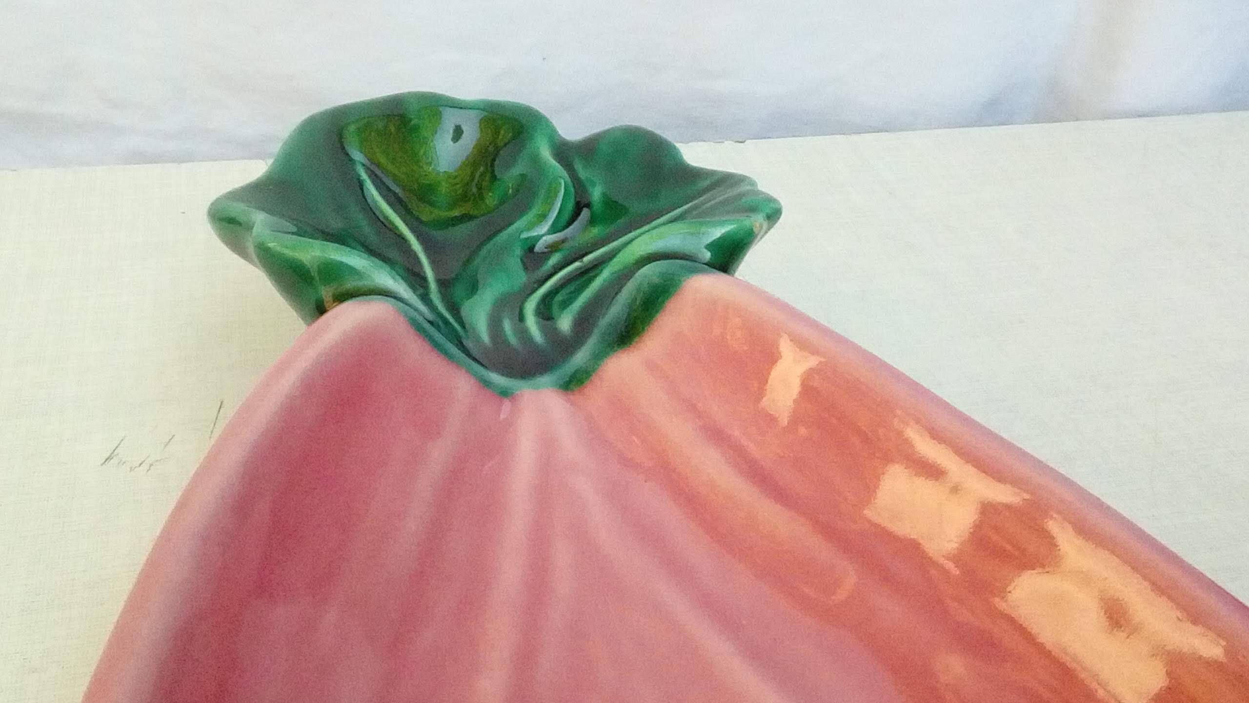 Radish dish in vallauris ceramic covain