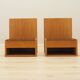 Set of hanging bedside cabinets, Danish design, 1960s, designer: Hans J. We