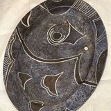 Large ceramic dish by Bernard Buffat.