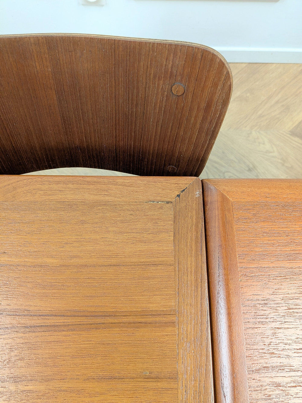 Teak dining table