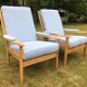 Pair of vintage armchairs