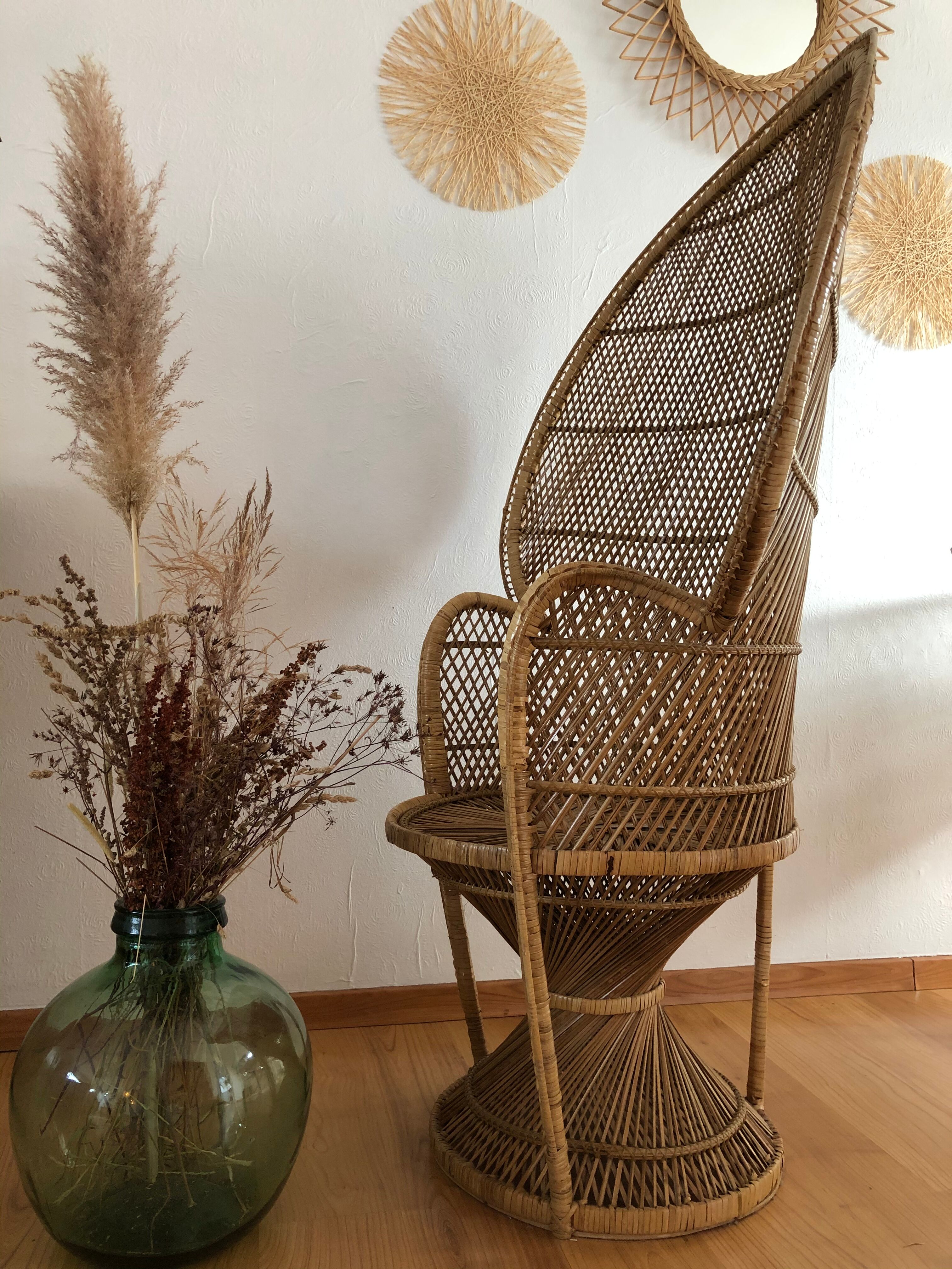 Emmanuelle chair - peacock