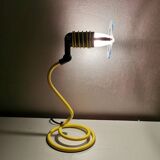 Light yellow desk lamp 80s