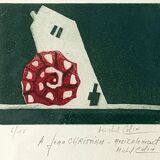 Painting by Michel COLIN (1934) Lithograph No. 6/15 Abstract composition 1970