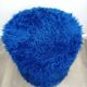 Electric blue chest pouf