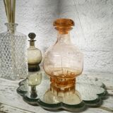 Art Deco pink decanter