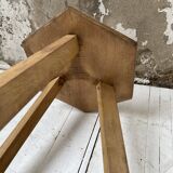 Oak tripod stool