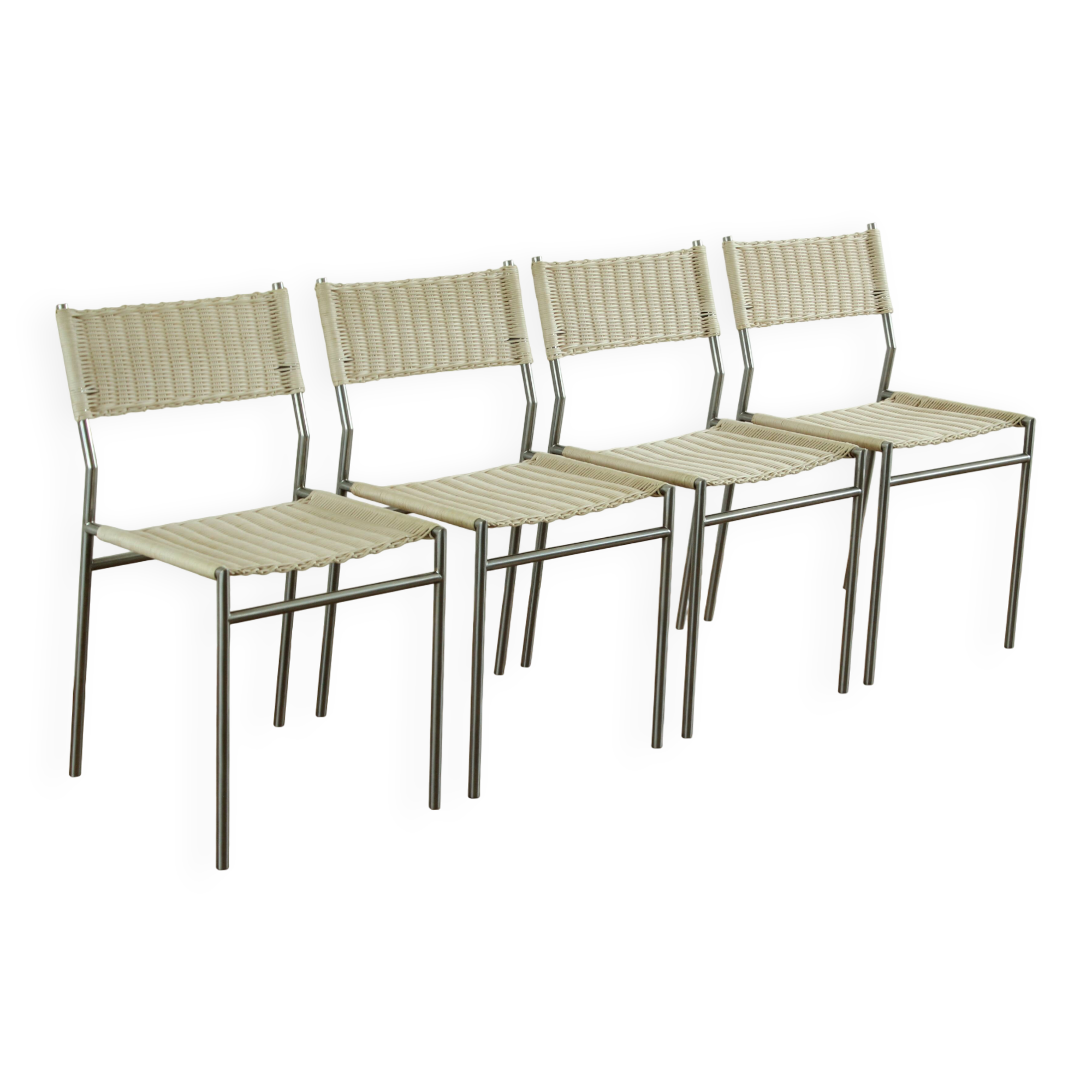 Ensemble de quatre chaises de salle à manger par Martin Visser pour 't Spectrum