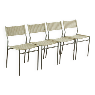 Ensemble de quatre chaises de salle à manger par Martin Visser pour 't Spectrum