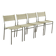 Ensemble de quatre chaises de salle à manger par Martin Visser pour 't Spectrum