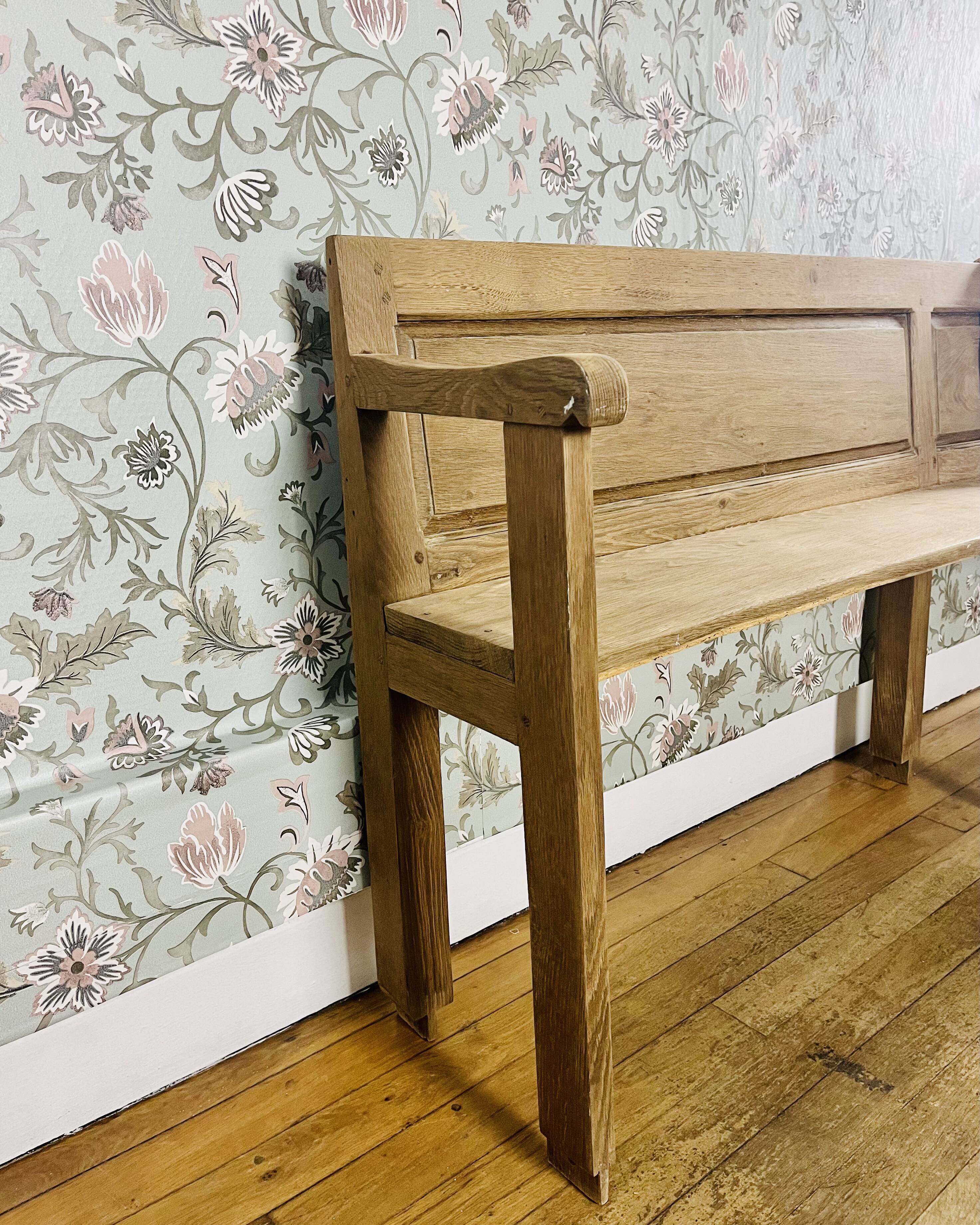 Old church pew