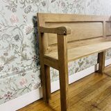 Old church pew